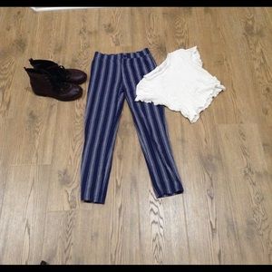 Girls White Fawn pants